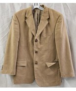 Vtg SupraSuede Sport Coat Bernhard Altman Couture Men&#39;s Beige Suit Jacke... - €34,37 EUR