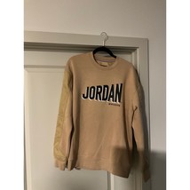 Jordan Flight MVP Men&#39;s Graphic Fleece Crew-neck Sweatshirt Size Large - $79.99