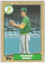 G) 1987 Topps Baseball Trading Card - Moose Haas #413 - $1.97