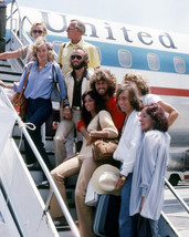 The Bee Gees Barry Maurice &amp; Robin Boarding United Airlines Plane 8x10 Photo - £7.79 GBP