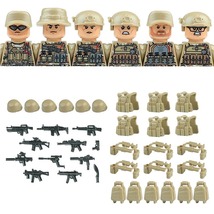 6PCS Modern City SWAT Ghost Commando Special Forces Army Soldier Figures M3103 - £17.52 GBP