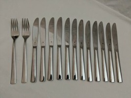 WMF Philadelphia Cromargan Stainless Flatware Lot of 14 Pieces Knives Forks Nice - £34.91 GBP