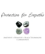 Empath Protection Crystals ~ Empath Gift, Spiritual Protection, Negative... - £12.07 GBP