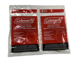 Coleman String Tie #21 Lantern Mantles 2 - 4 Packs 8 Mantles Total Sealed - £14.38 GBP