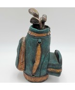 Golf Bag Desk Organizer Pen/Pencil Business Card Holder Decorative 7&quot; Da... - $334.14 MXN