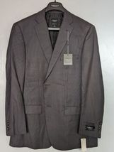 Van Heusen Studio Modern Fit Suit Jacket/ Blazer 44 T Long Grey Striped 265$ NWT image 4