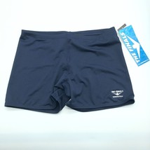 The Finals Mens Solid Square Leg Swim Trunks Navy Blue 28 US XS - £13.10 GBP