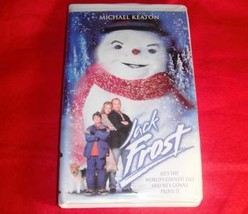 Warner Brothers 1998 VHS Jack Frost Tape Christmas Winter Family Movie - £7.03 GBP