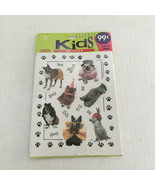 Vintage cute fashion dog stickers hallmark brand kids stickers - $19.75