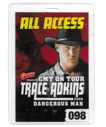 TRACE ADKINS 2006 CMT Concert Tour ALL ACCESS Laminated Backstage Pass - $363.64 MXN