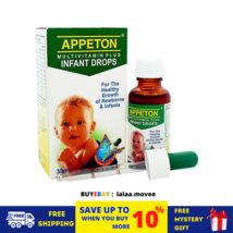 2 X Appeton Multivitamin Plus Infant Drops 30ml Increase Baby Appetite Free SHIP - £37.10 GBP