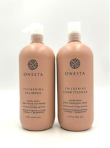 Onesta Thickening Shampoo &amp; Conditioner Plant Based Aloe Blend 32 oz - £63.26 GBP