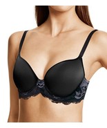 Wacoal 853256 Lace Affair Underwire Contour Bra Sz 36C Black - $27.37