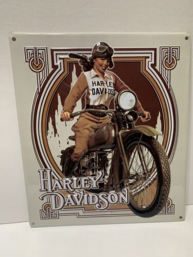 Metal 3D Harley Davidson Sign Licensed New - $19.80