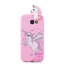 Anymob Samsung Case Pink Unicorn Soft Silicone 3D Unicorn Panda Phone Cover  - £21.49 GBP