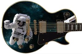 Guitar Skin Axe Wrap Re-skin Space Roots Cosmos Jam 448 - $44.50