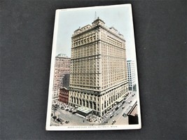  Book, Cadillac Hotel-Detroit, Michigan-George Washington 2 Cent-1927 Postcard.  - £10.20 GBP