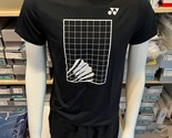 YONEX Men&#39;s Badminton T-Shirts Sports Top Apparel Black [95/US:XS] NWT 9... - $27.81