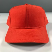 New Era Snapback Hut Orange Wollmischung Gebogen Krempe M L Erwachsene G... - $11.86