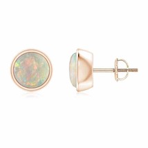 Authenticity Guarantee

ANGARA Bezel-Set Round Cabochon Opal Stud Earrings in... - $667.92