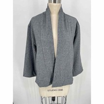 NWT Ministry of Supply Women&#39;s Fusion Terry Cardigan Sz XS Classic Heath... - £57.56 GBP