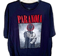 Paranoia T-Shirt S1ze X-Large Black Made by Paradise Lost Insane Emoji - £13.19 GBP