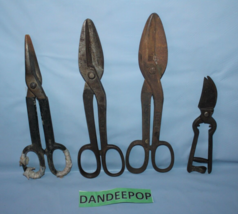 4 Vintage Craftsman, Wiss 18 And Other Tin Snips Tools - $27.71