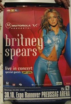 Britney Spears Poster Live In Concert Boyz N Girlz Hanover - $179.60