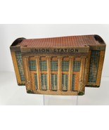 Vintage Built Rite Railroad Station No. 56-3 Piecee No. 1 Union Station - $228.47 MXN