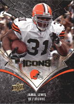  2008 Upper Deck Icons #4 Jamal Lewis - Cleveland Browns Football Card {NM-MT} - £0.78 GBP