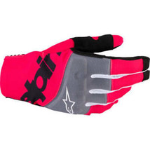 ALPINESTARS Techstar MX Gloves - Black/Fluo Pink - Large 3560125-1390-L - $54.99