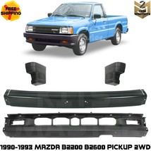 Front Bumper Paintable &amp; Lower Valance For 1990-1993 Mazda B2200 B2600 P... - £396.23 GBP