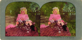 1898 T.W. Ingersoll Antique Stereoview Card Stereoscope Little Miss Moffat - £7.01 GBP