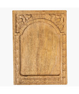 8.5&quot; Handcarved Wooden for Hagiography Icon Canvas Photo Frame Flowers D... - £21.05 GBP