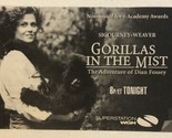 Gorillas In The Mist Vintage Tv Guide Print Ad Sigourney Weaver TPA24 - £4.65 GBP