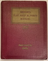 1938 to 1952 Motors Flat Rate and Parts Manual - Original Excellent Cond... - $28.50