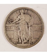 1917-S 25C Type 1 Standing Liberty Quarter in Very Good VG Condition, Li... - $84.14