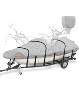 Waterproof Boat Cover 17-19ft, Heavy Duty 800D Marine Grade Oxford Cloth, - $134.88 CAD
