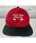 Vintage Chicago Bulls NBA Plain Logo Snapback Hat Sports Specialties Scr... - $135.38 CAD