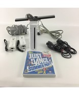 Wii Gaming System Bundle Lot Console Remotes Controllers Sensor Bar Game... - $219.68 CAD