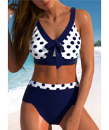 Polka Dot PrintedTwo Piece Bikini Set Beachwear S-6XL - $54.95