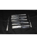 Oneida First Rose Jillian Dinner Knives 9&quot; Stainless Lot of 12 - $609.35 MXN