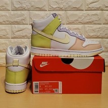 Nike Dunk High Womens Size 8 White Cashmere Lemon Twist DD1869-108 - £117.97 GBP