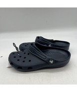 crocs navy blue clogs size 6 - £27.76 GBP