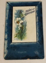 1910 Happy Birthday Postcard Antique Hillsboro Ohio - £3.86 GBP