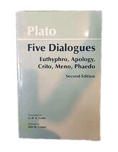 Hackett Classics Ser.: Plato: Five Dialogues : Euthyphro, Apology, Crito... - $4.84
