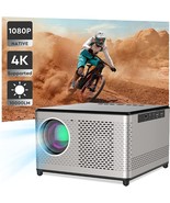 Projector With 5G Wifi And Bluetooth, Movie Projectors 4K 1080P, Computer - £103.77 GBP