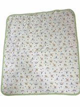 An item in the Baby category: Carters Baby Blanket Sharing All The World Real Love John Lennon Green Trim