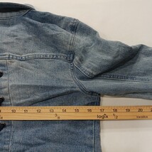 Knox Rose RN#17730 Women’s Blue Full Button Denim Jacket Pleated Buttom Size XS image 6