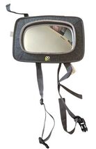 Go by Goldbug Baby Car Mirror Backseat Gray Light Up As Is READ image 2